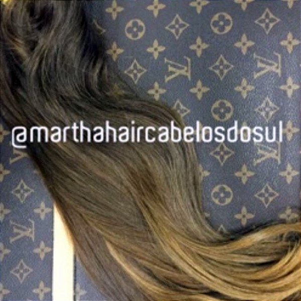 Cabelo Natural Loiro Mel Martha Hair Nº 7 - Com coloração (Kit com 25g)