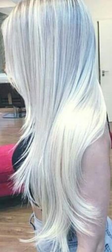 Cabelo loiro ultra claríssimo Martha Hair nº 12, platinado, natural, liso, com coloração (kit com 25g)