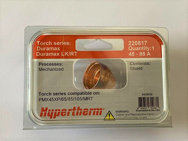 BOCAL MECANIZADO 45-85A HYPERTHERM TOCHA DURAMAX - 220817