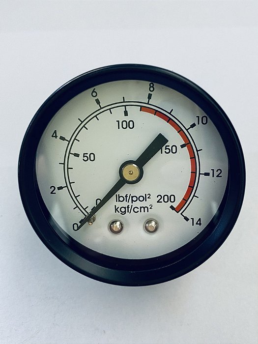 MANOMETRO HORIZONTAL 200 PSI ROSCA 1/8 NPT