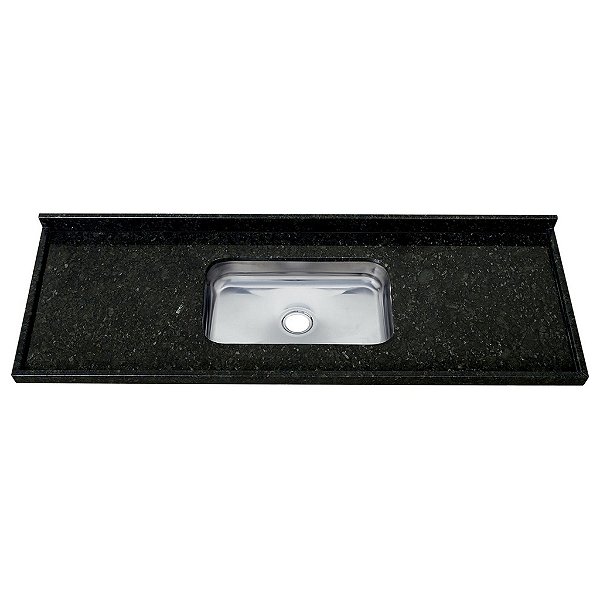 Pia de Cozinha Granito Verde Ubatuba 120cm