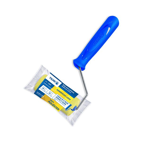 Rolo De Espuma 9cm Com Suporte Tigre