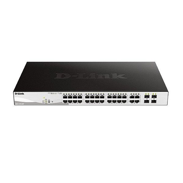 Switch Gerenciável 28 Portas Poe Gigabit D-link Dgs-1210-28p