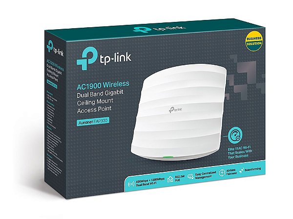 Access Point Wireless Ac1900 TP-Link Auranet Eap330 Dual Band Gigabit AP de Teto