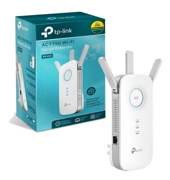 Extensor Wireless Tp-link Re450 Ac1750 Dual Band Wifi Repetidor