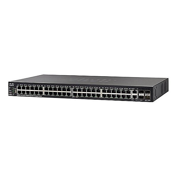 Switch Empilhável 48 portas  Gigabit C/ Poe+ Cisco Sg550x-48p-k9-na