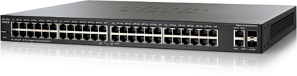 Switch 50 portas PÒE Gigabit Gerenciável Cisco Sg200-50p Slm2048pt-na 2SFP