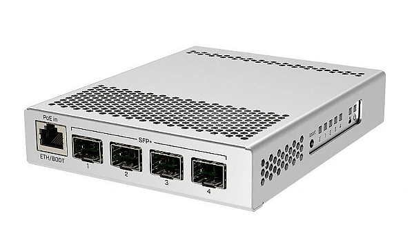 Mikrotik Cloud Router Switch Crs305-1G-4S+In L5 SFP+ 4 portas 10G SFP+ e 1 Gigabit RJ45 Layer 3