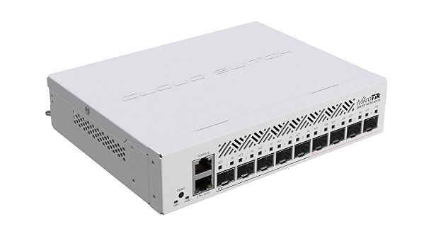 Switch Mikrotik 10 portas SFP+ 10G CRS310-1G-5S-4S+IN