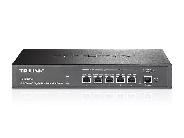 Roteador Load Balance Gigabit c/ VPN TP-Link TL-ER6020 Tp-link Safestream 2 WAN