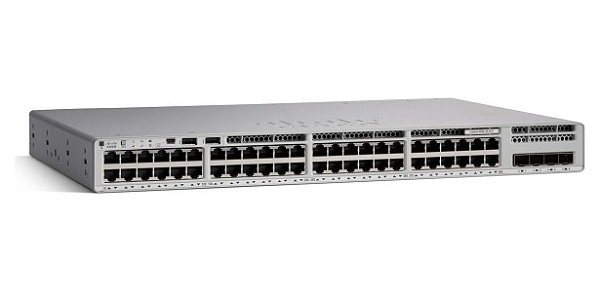 Switch Cisco C9200L-48P-4G POE+ 740W Network Essencials 48 portas Gigabit Layer 3 empilhável  (Outlet)