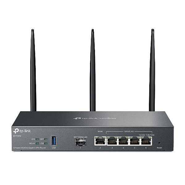 Roteador VPN Wi-Fi Omada AX3000 Gigabit - ER706W - Tp-link