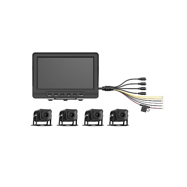 KIT MOBILE HIKVISION MONITOR + 4 CAM AE-VD2501A-A