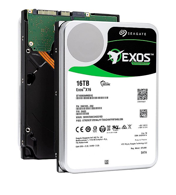 HD 16TB SEAGATE EXOS X16 SATA6 7200RPM ST16000NM001G