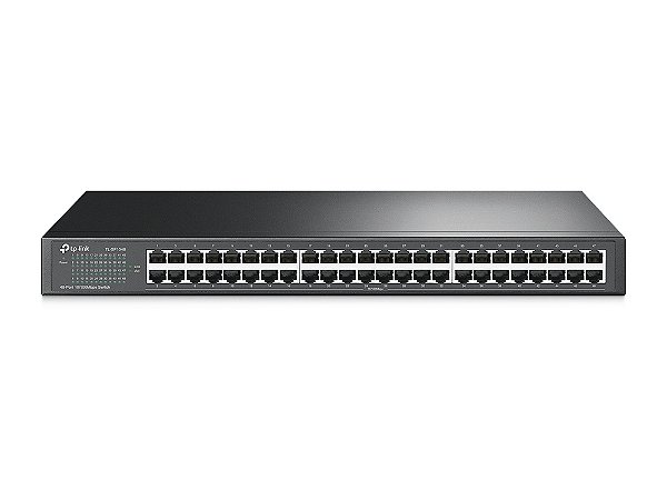 Switch 48 portas 10/100MB/s Rackmount 19" TP-Link TL-SF1048
