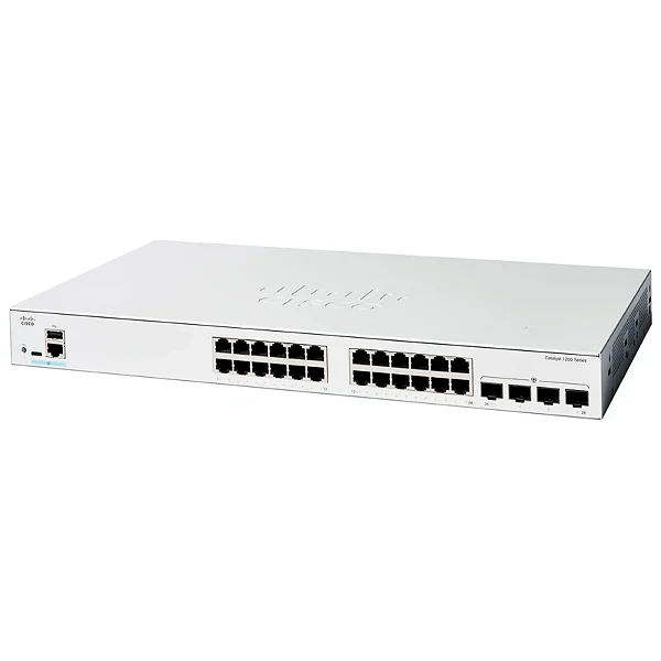 Switch Cisco Catalyst C1200 24 Portas Gigabit 4x SFP Layer 3 Gerenciável C1200-24T-4G