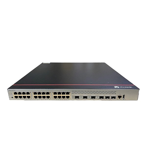 Switch 24 portas S5735-S24T4XE-V2 4x 10G 2x 12G 24x 1000Base-T - Huawei