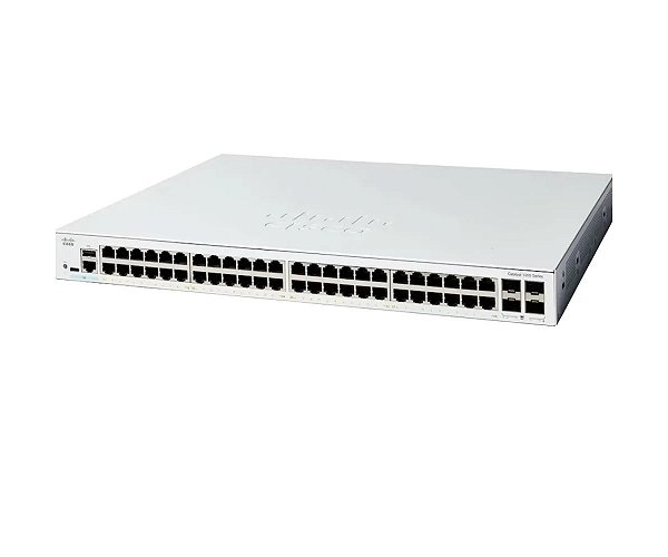 Switch 48 portas Cisco Catalyst C1200-48T-4G-E 48 portas Gigabit 4 SFP Layer 3