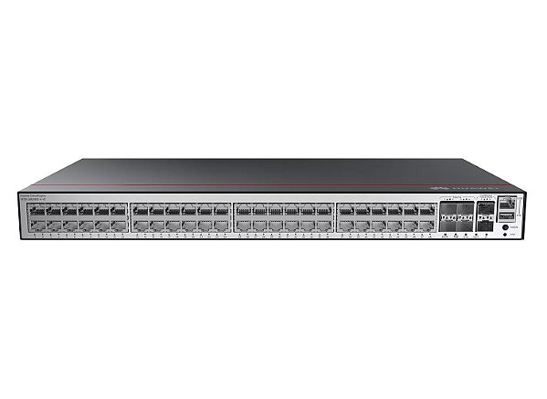 Swicth Huawei 48 portas 10/100/1000BASE-T 4x 10GE SFP+ 2x SFP+ Stack PoE+ - S5735-L48LP4XE