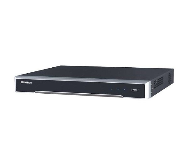 Gravador NVR Hikvision DS-7616NI-Q2/16P com até 16 Canais Poe e em 4K