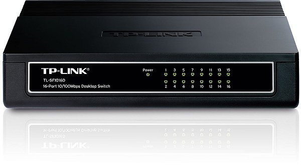 Switch 16 portas 10/100MB/s Tp-link TL-SF1016D