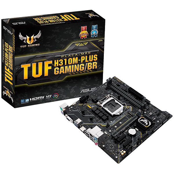 Kit Placa Mae Asus Tuf H310m-plus Gaming/br + Processador I9-9900k