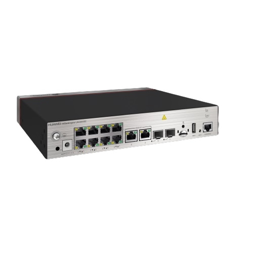 Huawei HiSecEngine USG6510E-AC Firewall 1,2 Gbps VPN e 12 Portas Gigabit