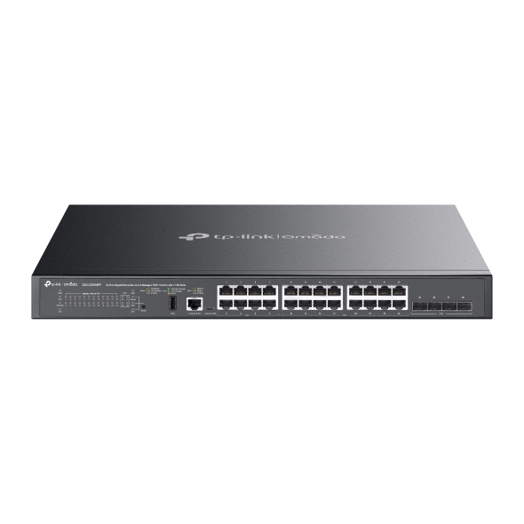 Switch SG5428XMPP com 24 portas 16 gigabit PoE+ 8 gigabit PoE++ mais 4 slots SFP+ 10g