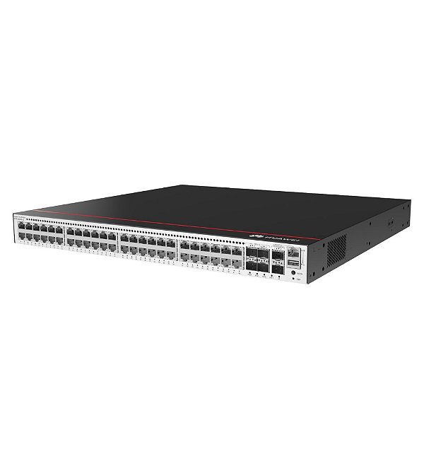 Switch Huawei 48 portas 10/100/1000Base-T 4x 10GE SFP+ S5735-S48T4XE-V2-AC