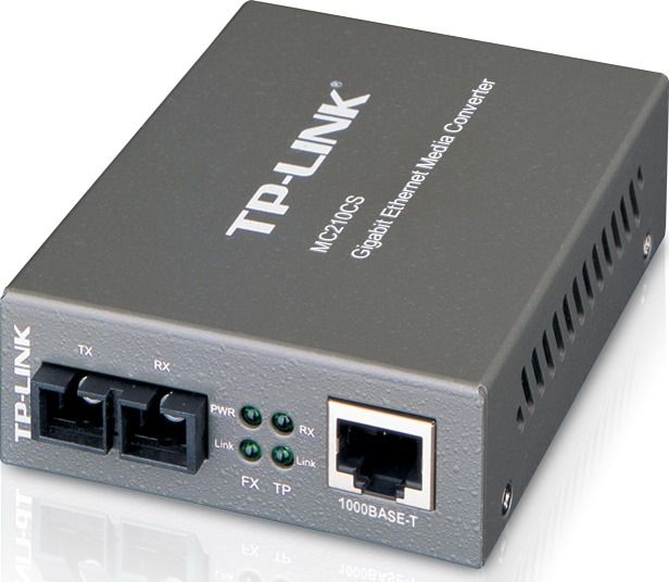Conversor De Fibra Ótica Tp-link Mc210cs Gigabit Single-mode