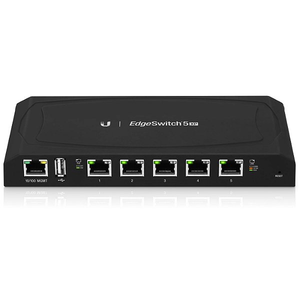 Switch Ubiquiti Es-5xp Edge 24v Poe 5 Portas Gigabit POE passivo 24V