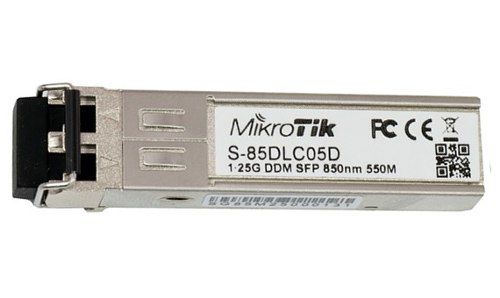 GBIC Mikrotik Multimodo MODULO FIBRA S-85DLC05D