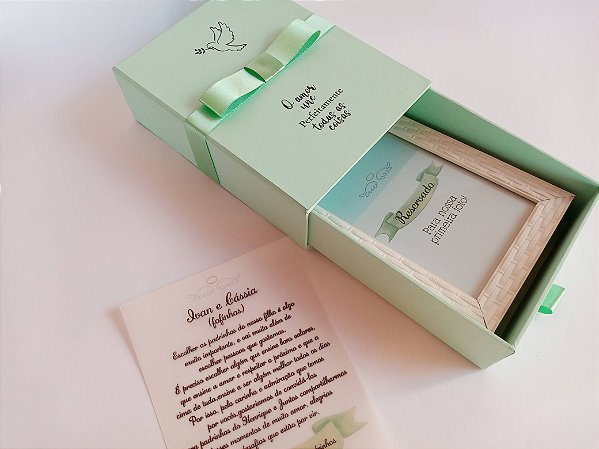 Caixa Gaveta Convite Batismo