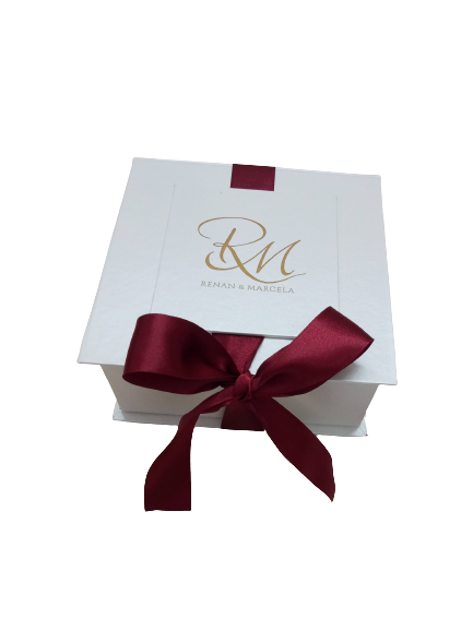Caixa Convite para Padrinhos  Marcela