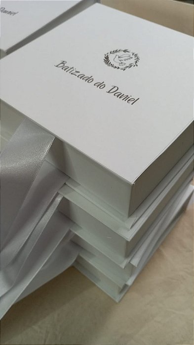 Caixa  Convite Batizado Clean