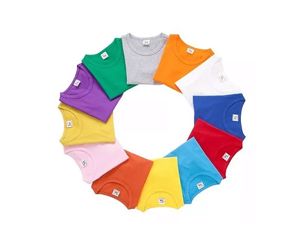 Kit 5 Camisetas Infantil Menino Menina Unissex