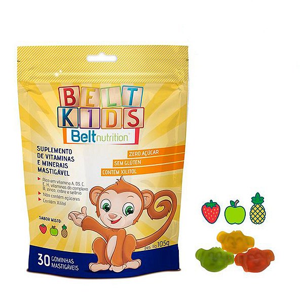 Belt Kids - 30 Gominhas Mastigáveis - Belt nutrition