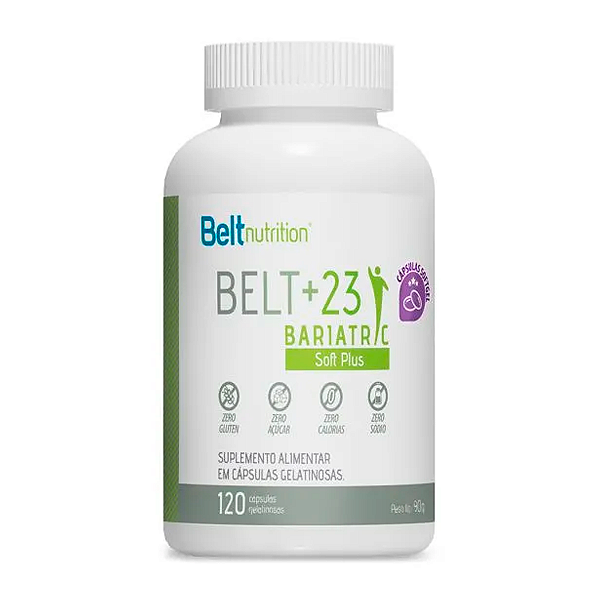 Belt + 23 Bariatric Soft Plus 120 Capsulas - Belt Nutrition