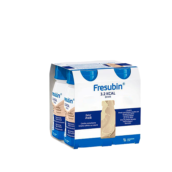 Fresubin 3.2 Kcal - Sabor Avelã 125ml Pack com 4 unidades - Fresenius