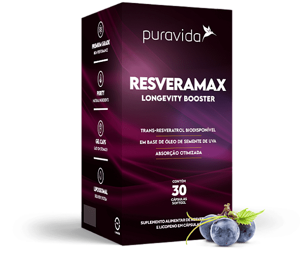 Resveramax Longevity Booster Pura Vida - 30 Cápsulas