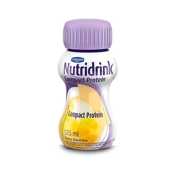 Nutridrink Compact Protein - 125 ml - Sabor Baunilha - Danone