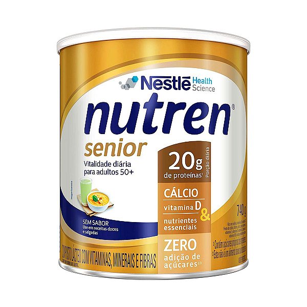 Nutren Senior 740g - Sem Sabor - Nestlé