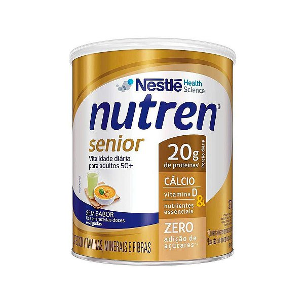 Nutren Senior 370g - Sem Sabor - Nestlé