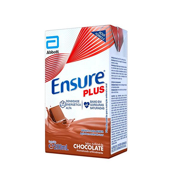 Ensure Plus 200ml - Sabor Chocolate - Abbott