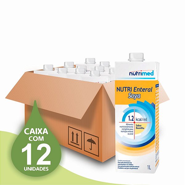 Nutri Enteral Soya 1.2 - Nutrimed - Caixa com 12 unidades