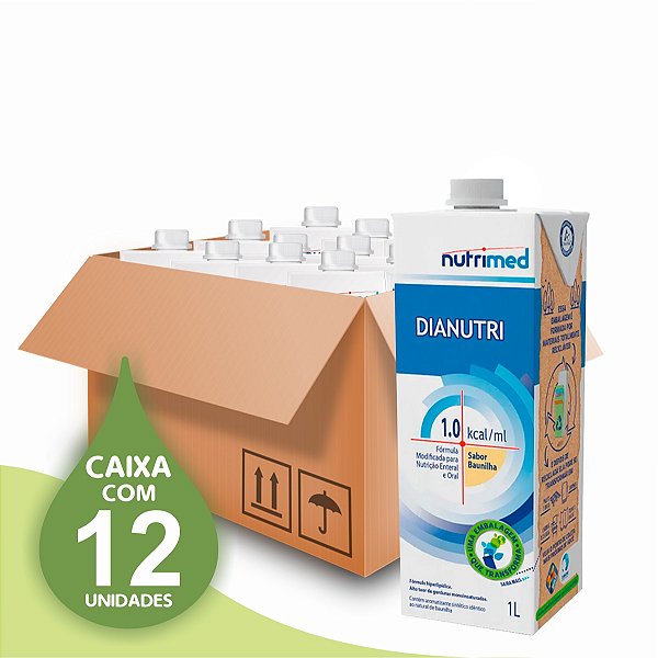 Dianutri 1.0 - 1L - Nutrimed - Caixa com 12 unidades