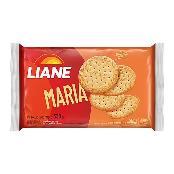 Biscoito Maria 330g Sem Lactose  - Liane