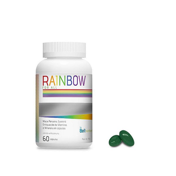 Rainbow - Com Maca Peruana - 60 Cápsulas - Belt nutrition