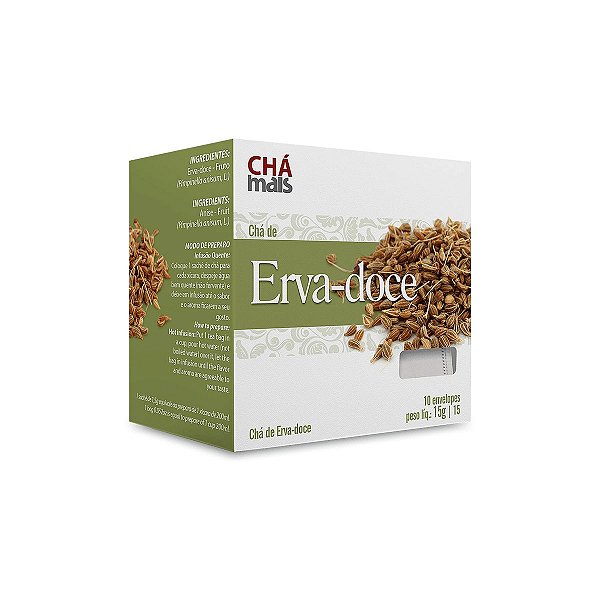 Chá Erva Doce - 10 Saches - Clinic Mais