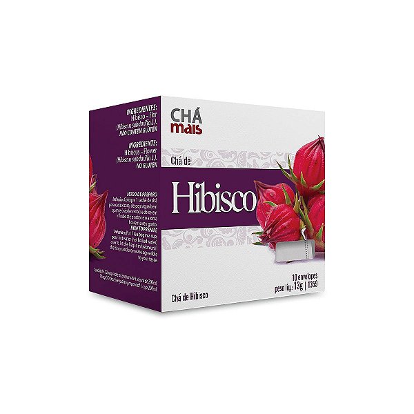 Chá Hibisco - 10 Saches - Clinic Mais